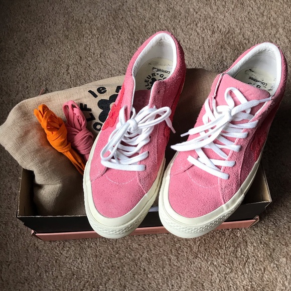 converse x golf le fleur pink